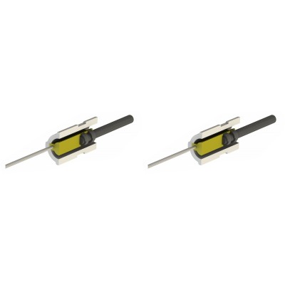 Žemos įtampos Uždegiklis / rezistorius granulinėms krosnelėms Eco Spar, BURNiT ir kiti, bendras ilgis 65mm, nuo 95W iki 24V - x2 - Uždegikliai / rezistoriai granulinėms krosnims