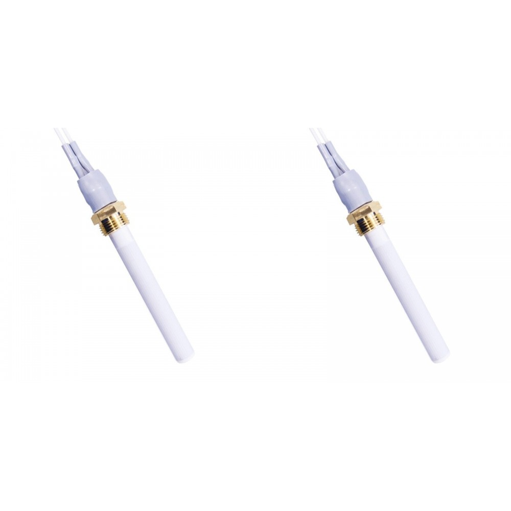 Keraminis Uždegiklis / rezistorius granulinėms krosnelėms Eco Spar, BURNiT, Warmflow, Adler, AMG, Ecoteck ir kiti, bendras ilgis 88mm, 250W - x2 | Uždegikliai / rezistoriai granulinėms krosnims | Granulių krosnelių dalys |