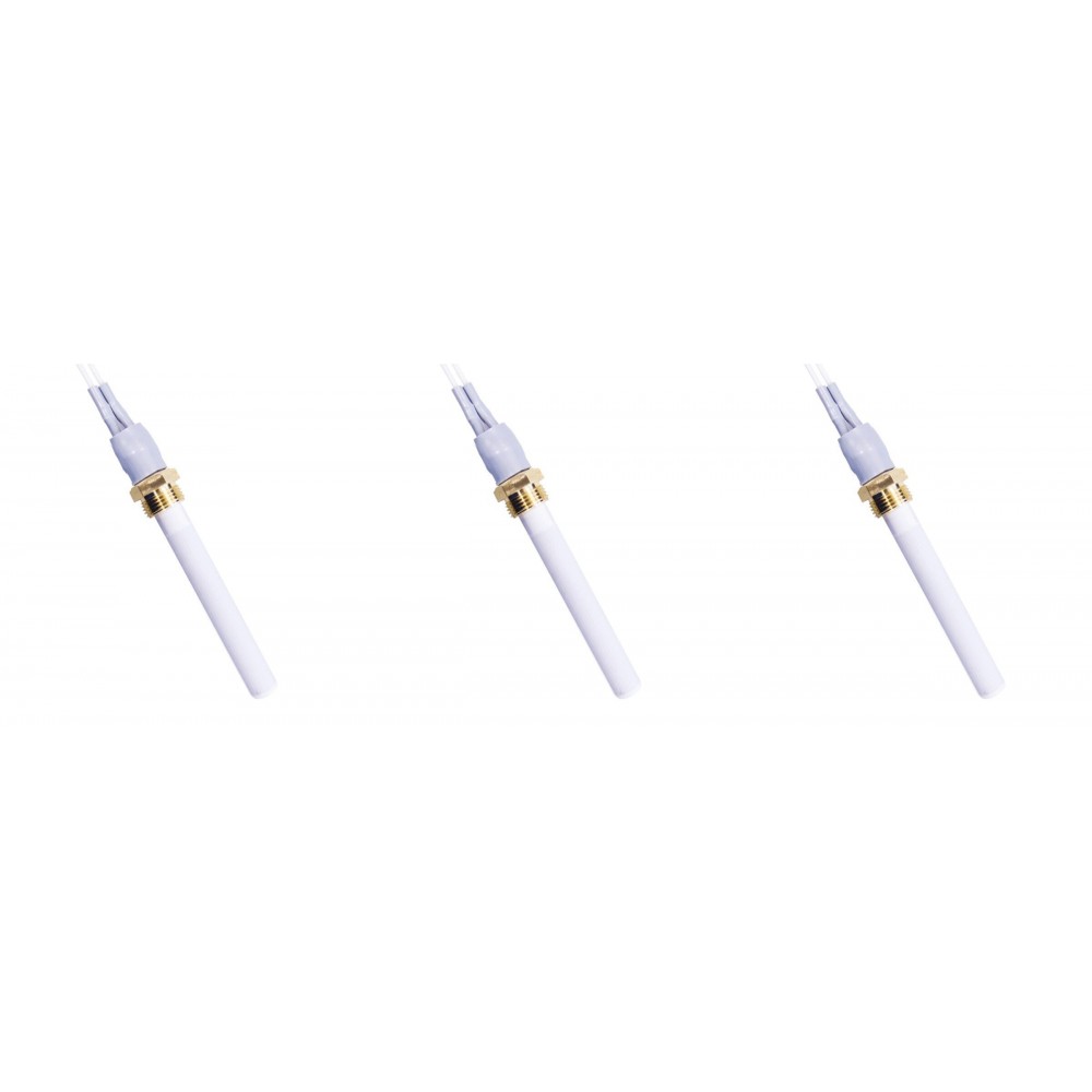 Keraminis Uždegiklis / rezistorius granulinėms krosnelėms Eco Spar, BURNiT, Warmflow, Adler, AMG, Ecoteck ir kiti, bendras ilgis 88mm, 250W - x3 | Uždegikliai / rezistoriai granulinėms krosnims | Granulių krosnelių dalys |