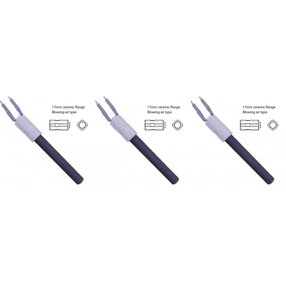 Uždegiklis / rezistorius elementas granulinėms krosnelėms BURNiT, Palazzetti ir kt., bendras ilgis 113mm, 260W - x3