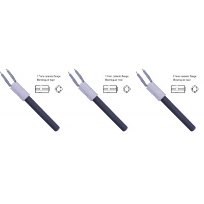 Uždegiklis / rezistorius elementas granulinėms krosnelėms BURNiT, Palazzetti ir kt., bendras ilgis 113mm, 260W - x3 - Prekių palyginimas