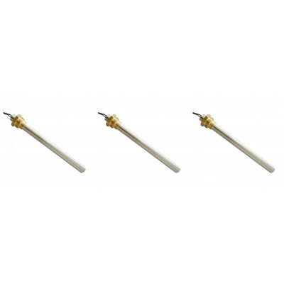 Uždegiklis / rezistorius granulinėms krosnelėms BURNiT, Piazzetta, Karmek, MCZ, Ungaro, Superior, Cadel ir kiti, bendras ilgis 185mm, 350W - x3 - Uždegikliai / rezistoriai granulinėms krosnims