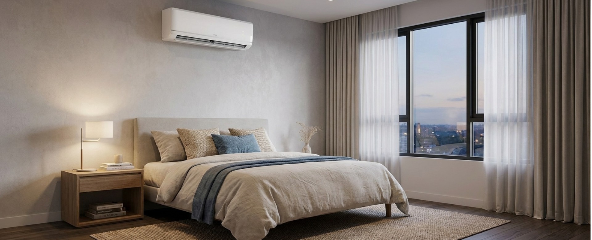 Inverterio oro kondicionierius su WiFi AUX Q-Plus, 24000 BTU