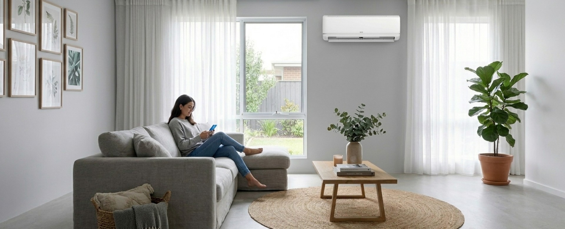 Inverterio oro kondicionierius su WiFi AUX Q-Plus